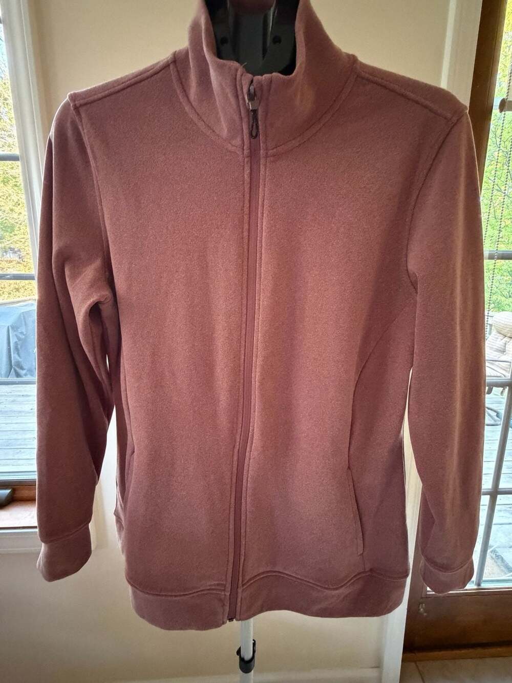 Hi-Tec Women's Full-Zip Performance Fleece Jacket Mauve